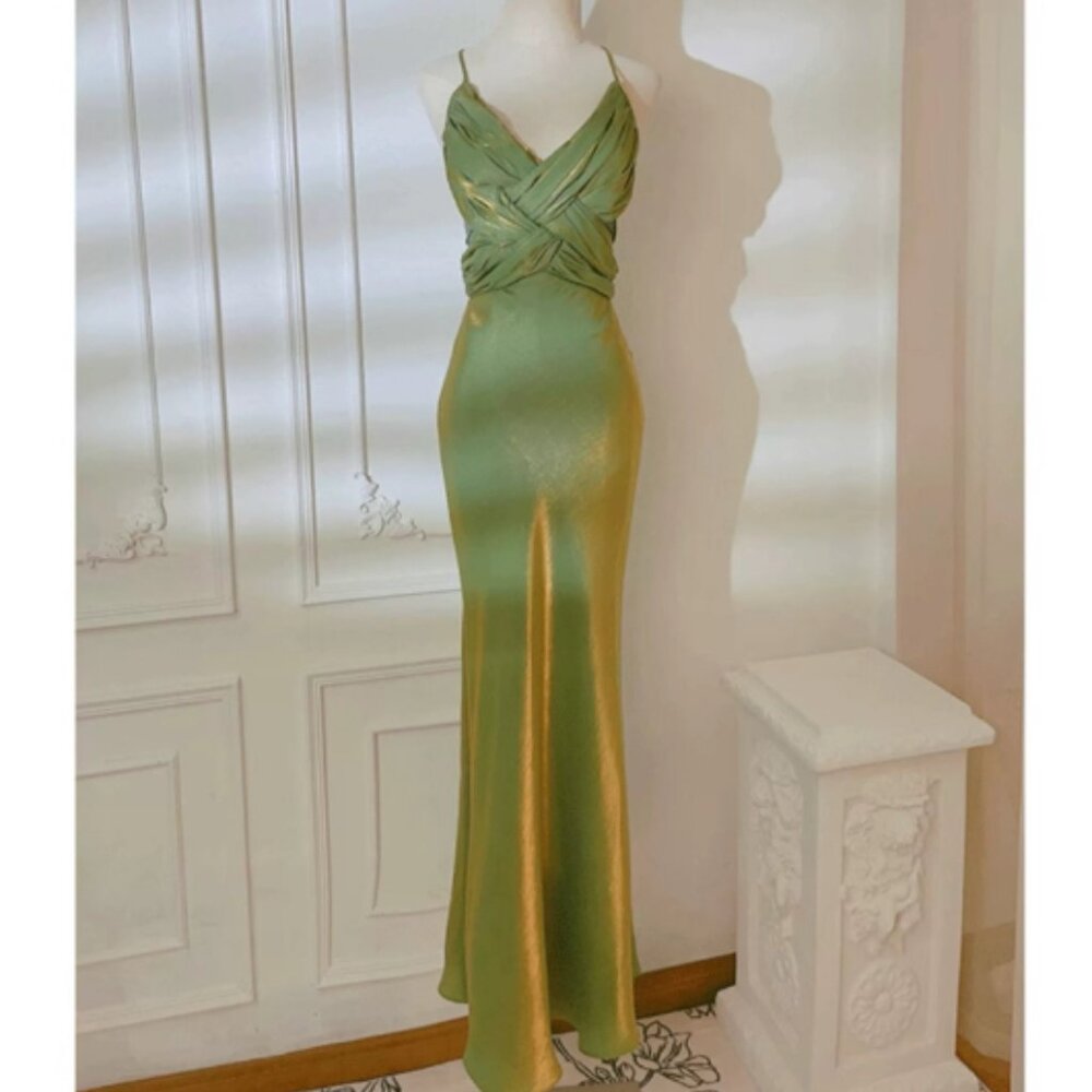 Elegant Green Prom Dress